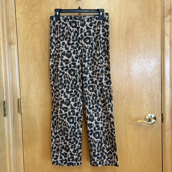 Reformation Pants - Reformation Women's‎ Animal Print Leopard Marlon Stretch  High Crop Pants Size 4